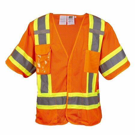CORDOVA Breakaway Safety Vest, COR-BRITE, Type R, Class 3, FR - Orange, 5XL VB3200FR5XL